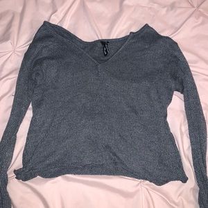 Long sleeve crop top